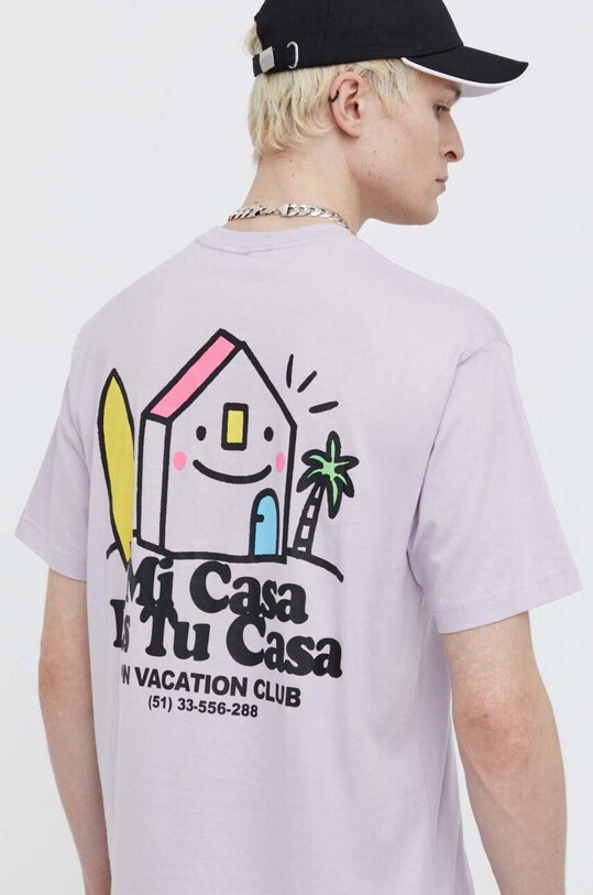 On Vacation t-shirt bawełniany Mi Casa OVC.T149