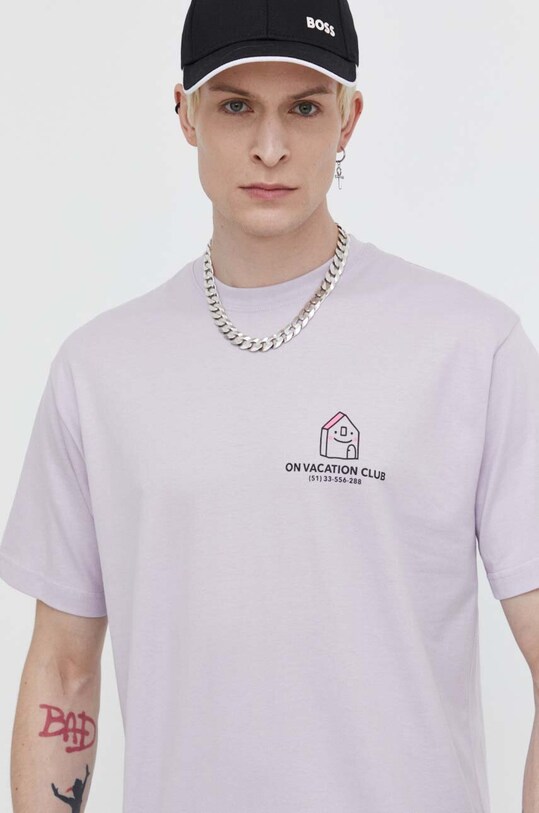 On Vacation t-shirt bawełniany Mi Casa OVC.T149