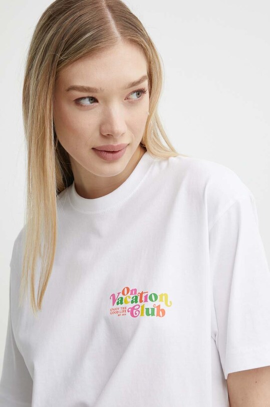 Хлопковая футболка On Vacation Enjoy OVC.T150