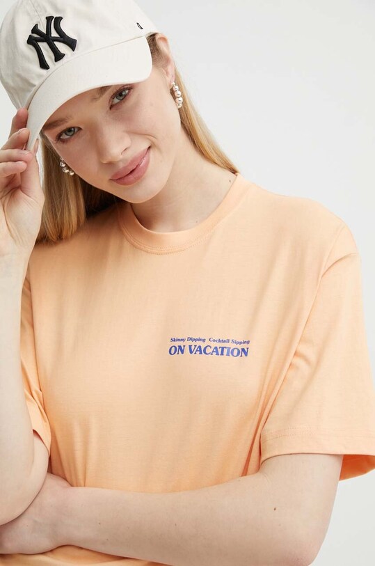 On Vacation t-shirt bawełniany Skinny Dippin' Cocktail Sippin' OVC.T151