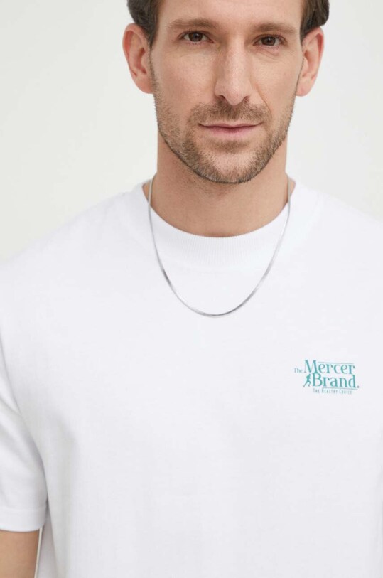Хлопковая футболка The Mercer Brand MEAP241002