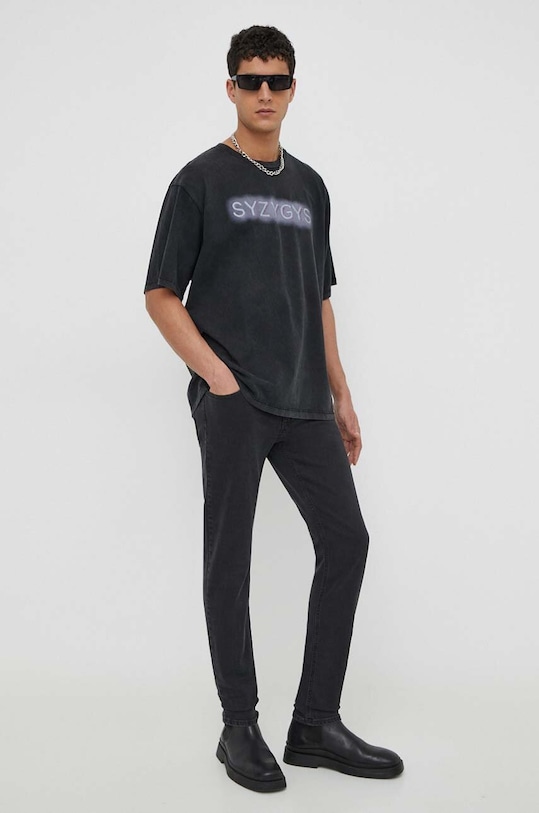 Won Hundred t-shirt bawełniany 2937.12071 czarny SS24