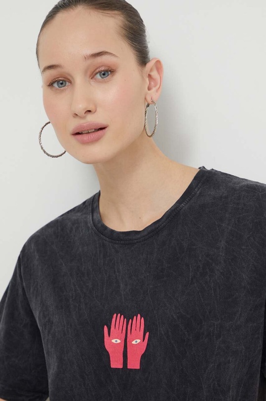 Bombažna kratka majica Kaotiko AO051.01.G002