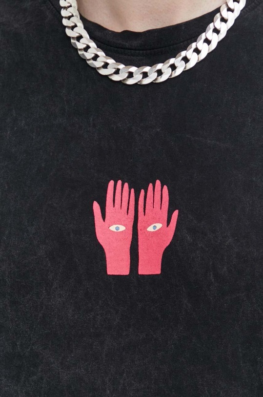 Bombažna kratka majica Kaotiko AO051.01.G002