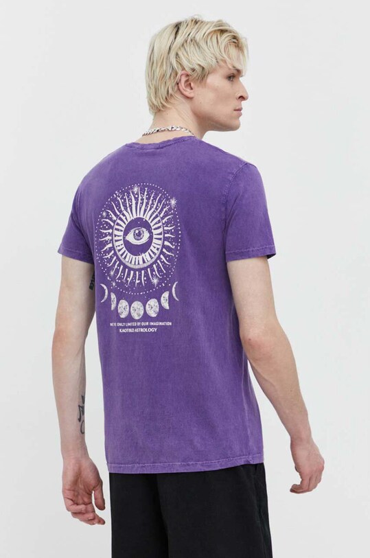 Bavlnené tričko Kaotiko AJ048.02.G002