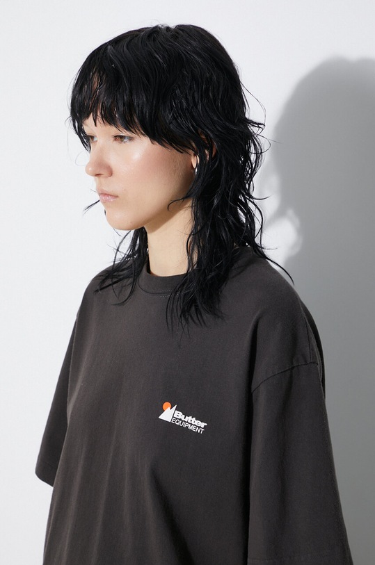 Butter Goods tricou din bumbac BGQ1241102 negru