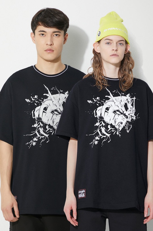 Levi's t-shirt bawełniany Levi's® x Gundam SEED nadruk czarny A7412.0001