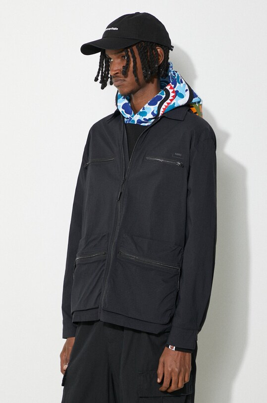 Rains geaca Tomar Overshirt bleumarin 19320.01