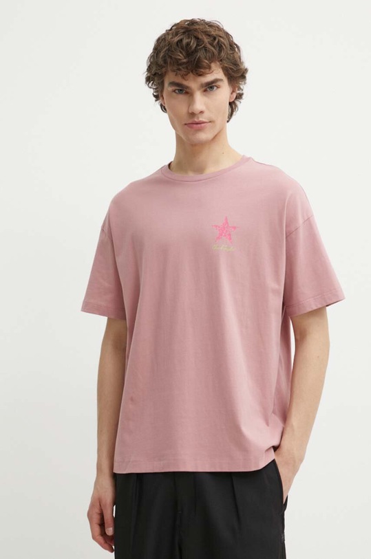 Odzież Converse t-shirt bawełniany 10025187.A02 różowy