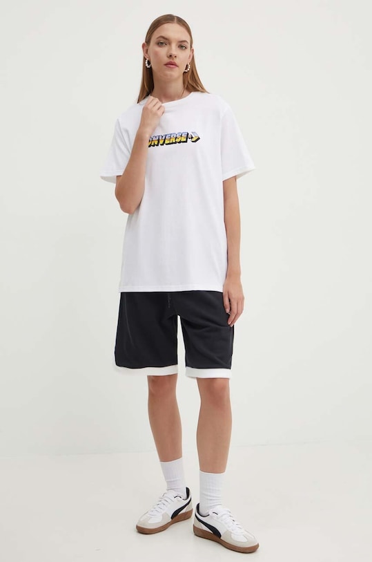 Бавовняна футболка Converse 10026416.A02 білий