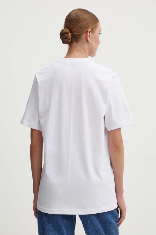 Drivemebikini tricou din bumbac On Vacay 2024.DRV.027.WHB alb