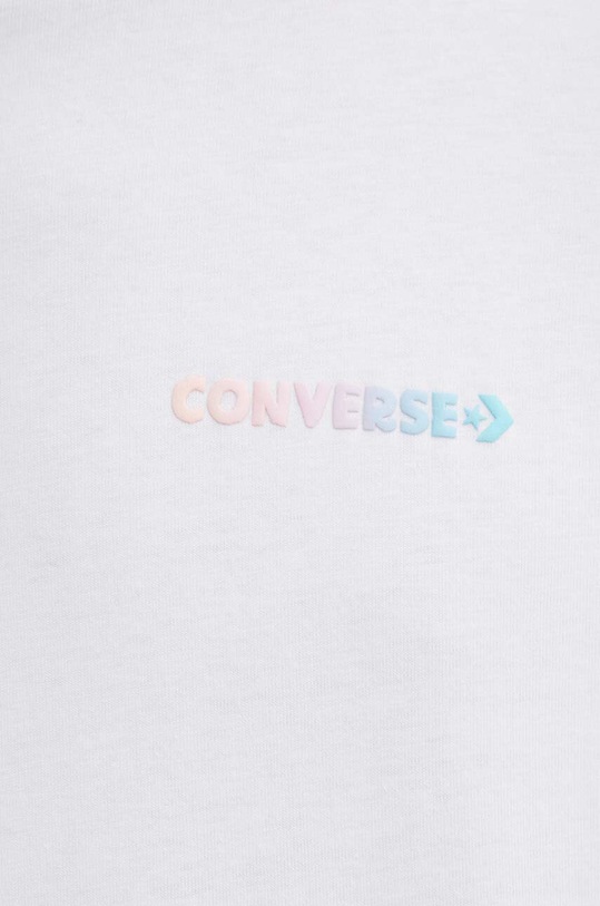 Βαμβακερό μπλουζάκι Converse 10027149.A01