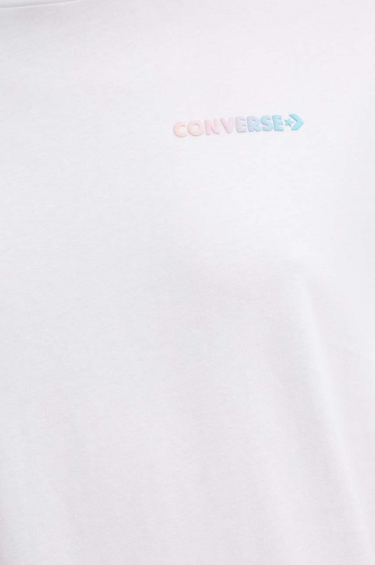 Βαμβακερό μπλουζάκι Converse 10027149.A01