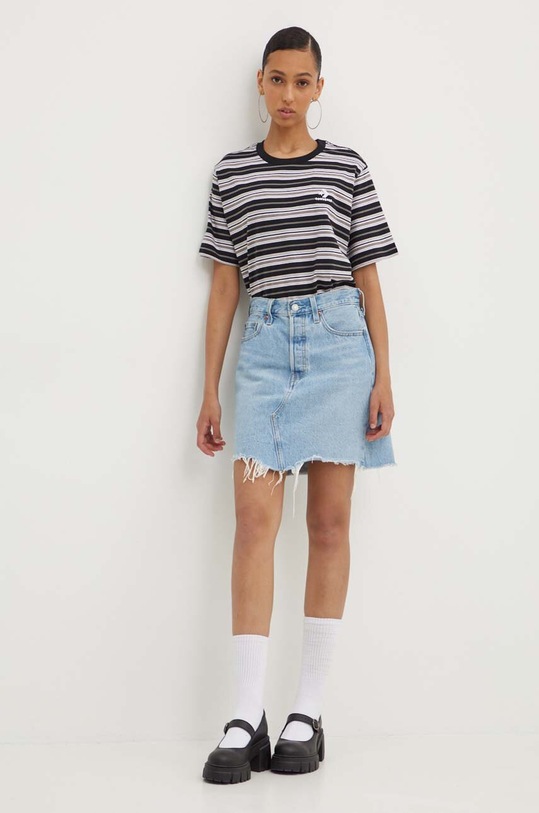 Бавовняна футболка Converse 10027159.A01 чорний