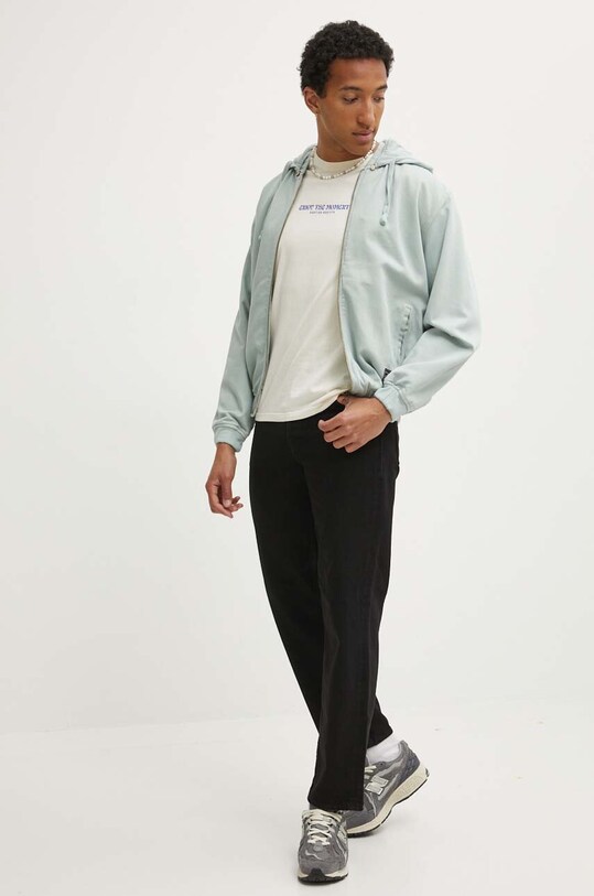 Bavlnené tričko Kaotiko AM008.01.G002 béžová SS24