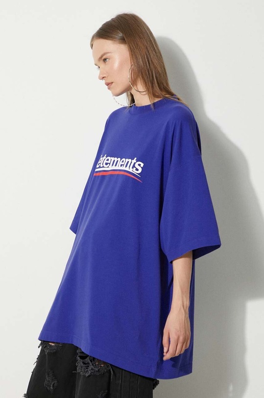 Pamučna majica VETEMENTS Campaign Logo T-Shirt UE64TR440N