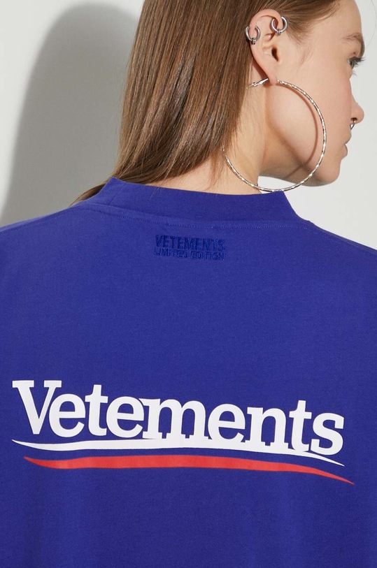 Pamučna majica VETEMENTS Campaign Logo T-Shirt UE64TR440N