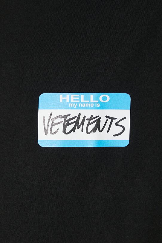 Бавовняна футболка VETEMENTS My Name Is Vetements UE64TR130B
