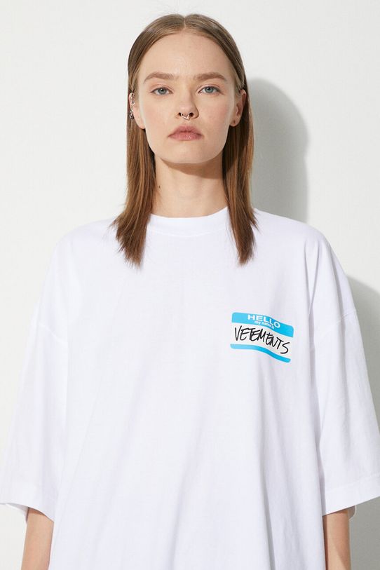 Хлопковая футболка VETEMENTS My Name Is Vetements T-Shirt UE64TR130W