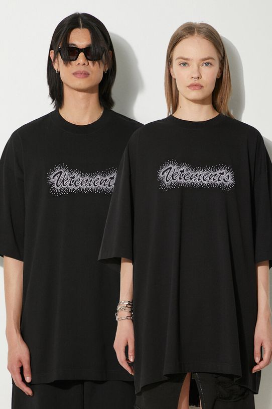 Bavlnené tričko VETEMENTS Bling Logo T-Shirt