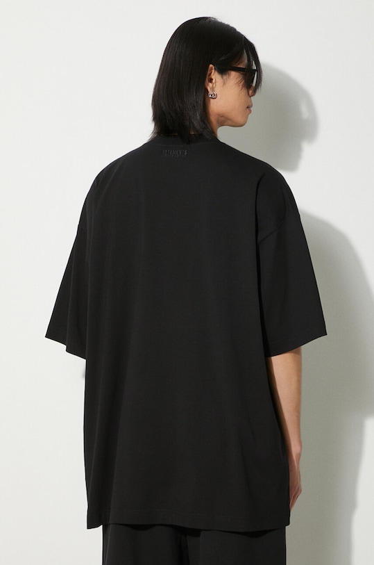 VETEMENTS cotton t-shirt Bling Logo T-Shirt UE64TR360B black