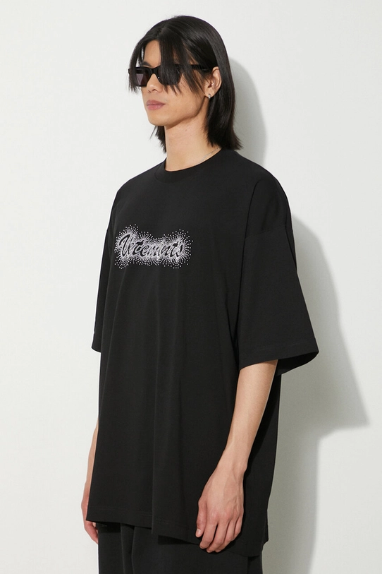 VETEMENTS t-shirt in cotone Bling Logo T-Shirt UE64TR360B