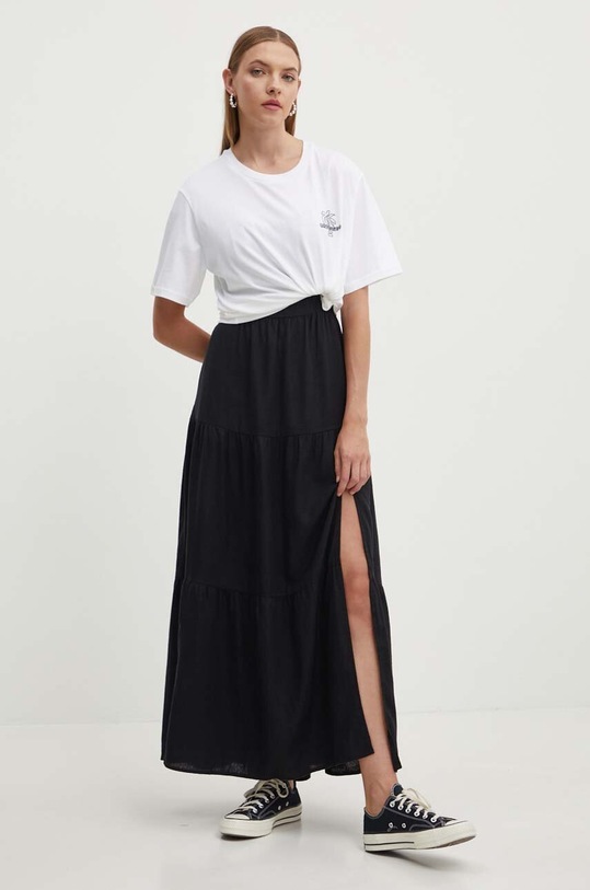 Odzież Converse t-shirt bawełniany 10027155.A02 biały