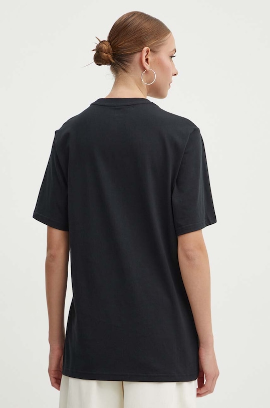 Одежда Хлопковая футболка Converse 10026461.A01 чёрный