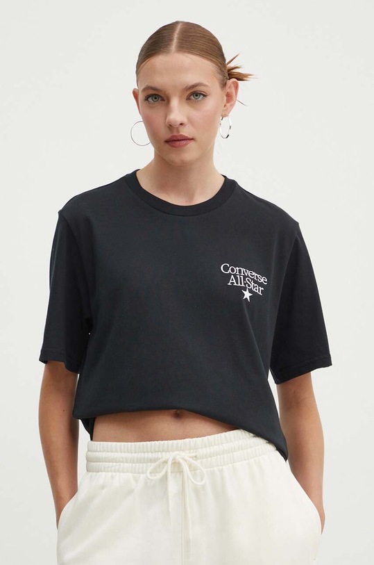 Хлопковая футболка Converse 10026461.A01