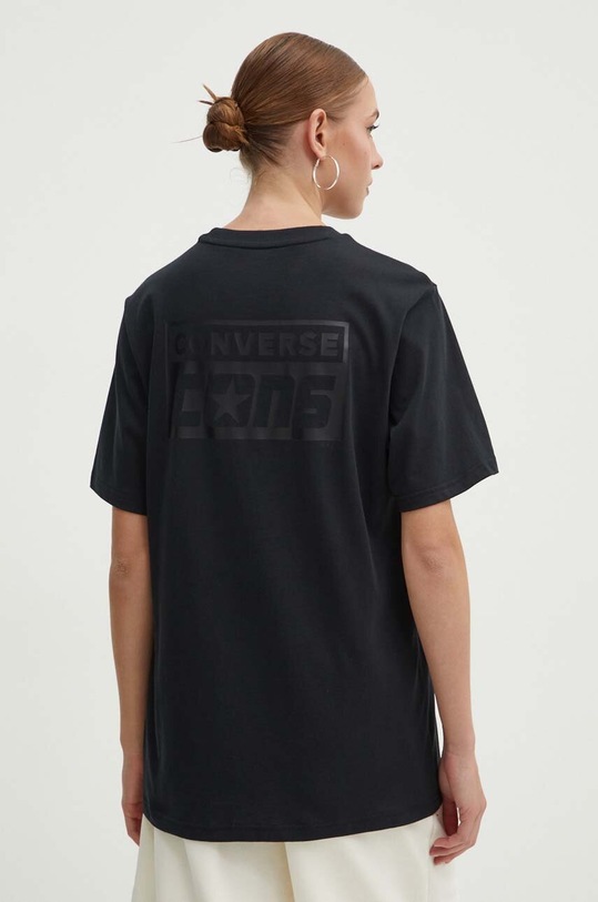 Odzież Converse t-shirt bawełniany 10021134.A28 czarny