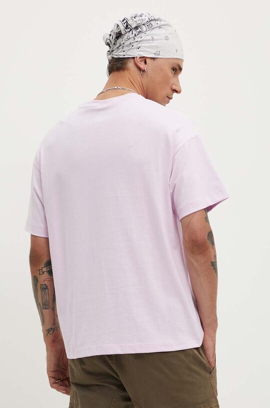 Converse tricou din bumbac roz 10026466.A03