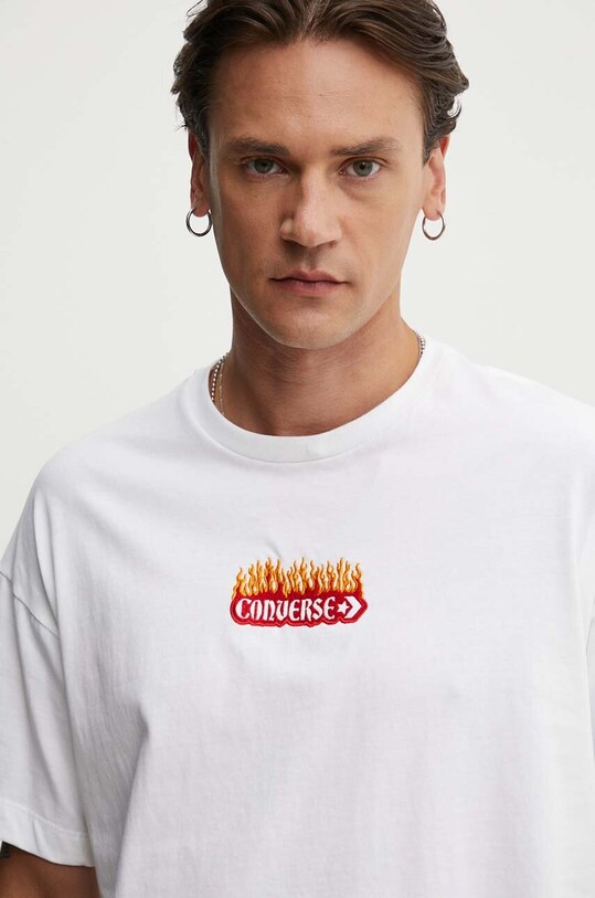 Хлопковая футболка Converse 10026466.A01