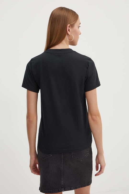 Odzież Converse t-shirt bawełniany 10026362.A02 czarny