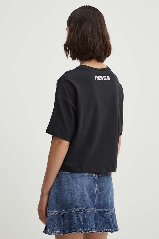 Converse t-shirt bawełniany PRIDE 10027209.A01 czarny