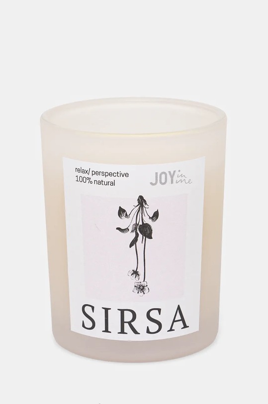 Svijeća za vježbanje joge i meditaciju JOYINME Sirsa bijela SIRSA