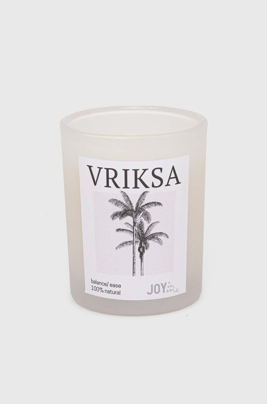 Svíčka pro cvičení jógy a meditace JOYINME Vriksa bílá VRIKSA