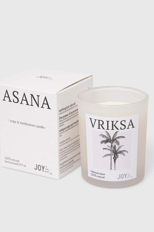 Свічка для практики йоги та медитації JOYINME Vriksa VRIKSA білий SS24