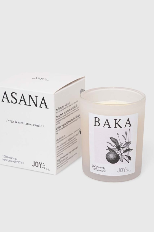 Свічка для практики йоги та медитації JOYINME Baka BAKA білий SS24
