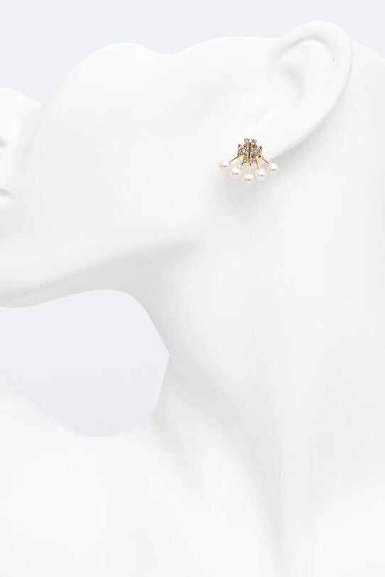 Náušnice Tory Burch Kira 163695.782 zlatá SS25