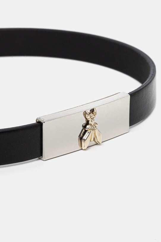 Accesorii Patrizia Pepe colier din piele 8J1722.L048 negru
