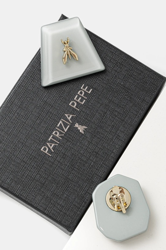 Patrizia Pepe klipsy 8J1723.V034 szary SS25