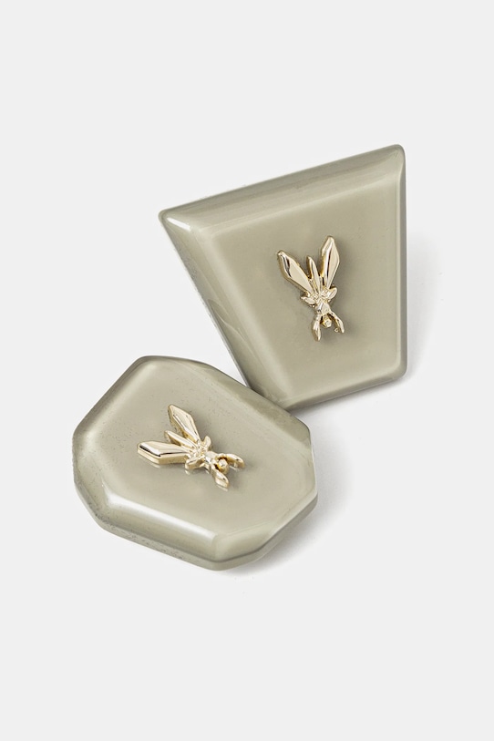 Patrizia Pepe clip per le orecchie Planet friendly verde 8J1723.V034