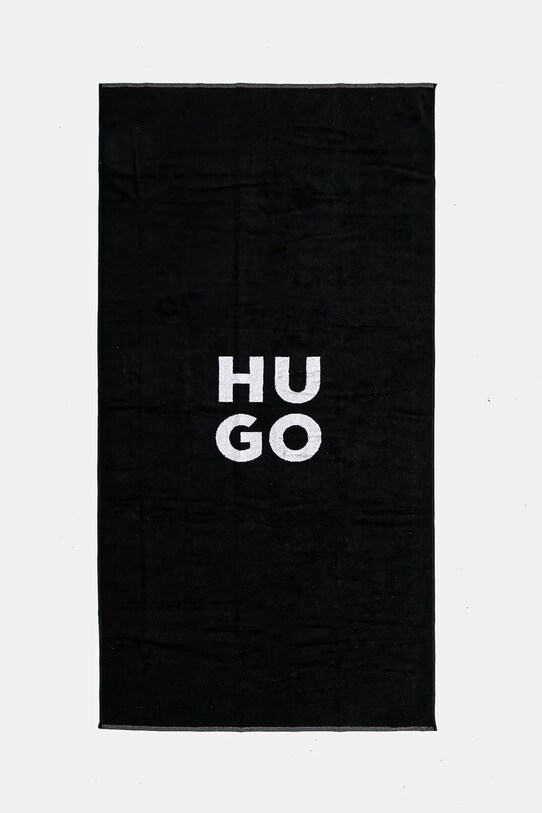 Bavlněný ručník HUGO černá 50535803
