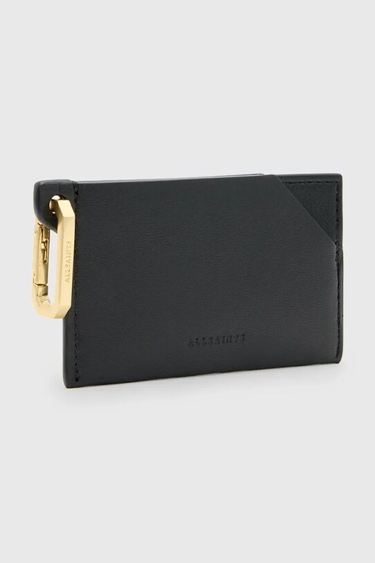 AllSaints portacarte in pelle HEX CARDHOLDER W398XB nero SS25