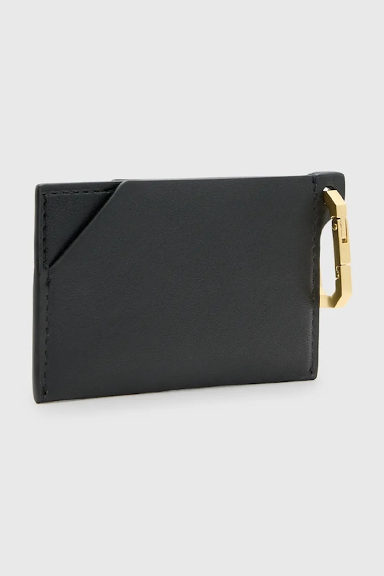 Аксесуари Шкіряний чохол на банківські карти AllSaints HEX CARDHOLDER W398XB чорний