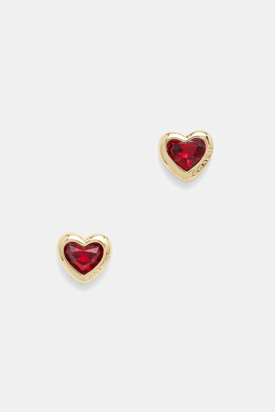 Обици Coach циркони злато 422733GLD600