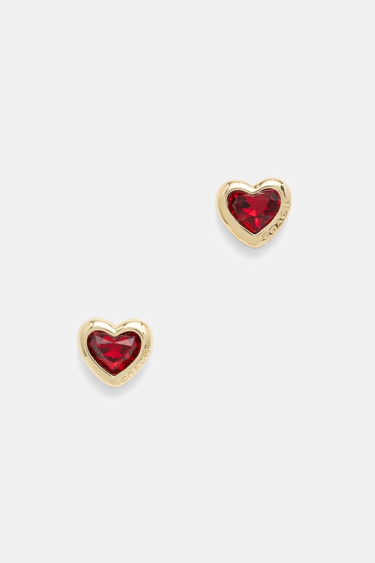 Обици Coach циркони злато 422733GLD600