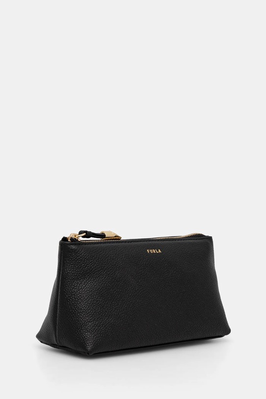 Kožna kozmetička torbica Furla WE00710.BX3036.O6000 crna SS25