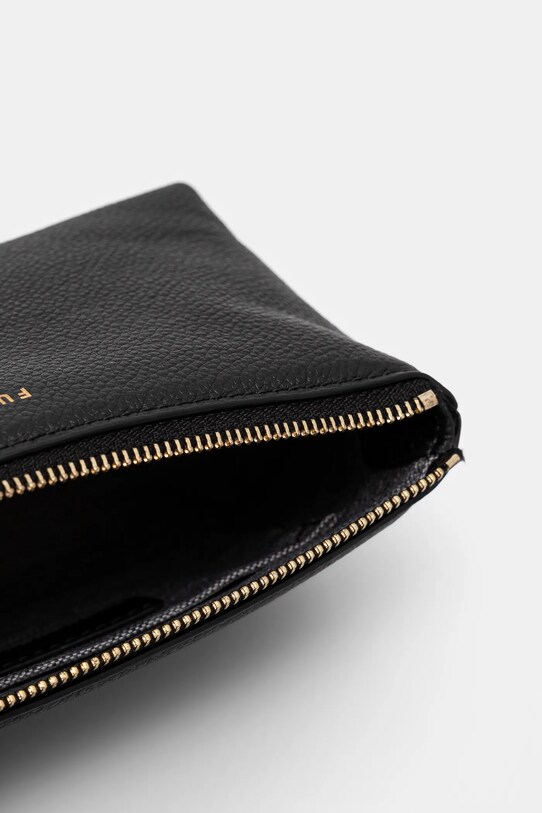 Kožna kozmetička torbica Furla crna WE00710.BX3036.O6000