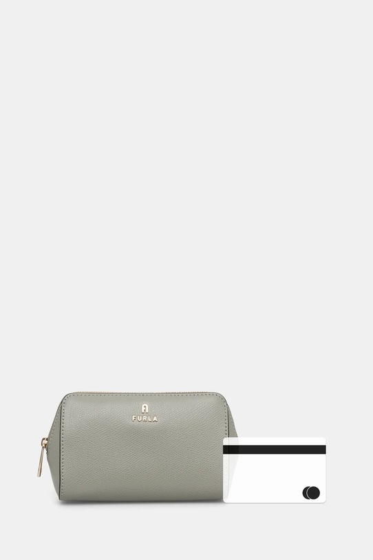 Furla kosmetyczka skórzana szary WE00449.ARE000.AG700